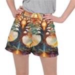 Tree Cosmic Spiritual Meditation Women s Ripstop Shorts