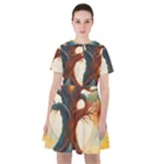 Tree Cosmic Spiritual Meditation Sailor Dress