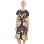 Tree Cosmic Spiritual Meditation Camis Fishtail Dress