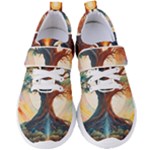 Tree Cosmic Spiritual Meditation Women s Velcro Strap Shoes