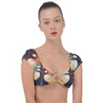 Tree Cosmic Spiritual Meditation Cap Sleeve Ring Bikini Top