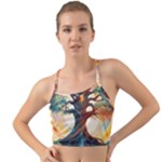 Tree Cosmic Spiritual Meditation Mini Tank Bikini Top