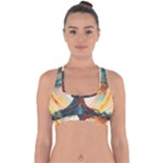 Tree Cosmic Spiritual Meditation Cross Back Hipster Bikini Top 