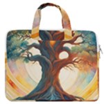 Tree Cosmic Spiritual Meditation MacBook Pro 13  Double Pocket Laptop Bag