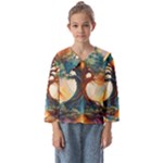 Tree Cosmic Spiritual Meditation Kids  Sailor Shirt