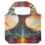 Tree Cosmic Spiritual Meditation Premium Foldable Grocery Recycle Bag