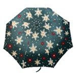 Snowflakes Winter Snow Folding Umbrellas