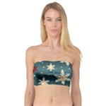 Snowflakes Winter Snow Bandeau Top