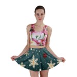 Snowflakes Winter Snow Mini Skirt