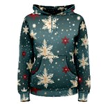 Snowflakes Winter Snow Women s Pullover Hoodie