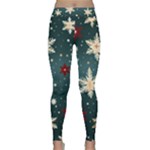 Snowflakes Winter Snow Classic Yoga Leggings
