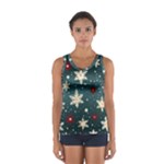 Snowflakes Winter Snow Sport Tank Top 