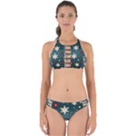 Snowflakes Winter Snow Perfectly Cut Out Bikini Set