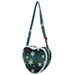 Snowflakes Winter Snow Heart Shoulder Bag