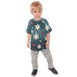 Snowflakes Winter Snow Kids  Raglan T-Shirt
