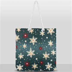 Full Print Rope Handle Tote (Large) 