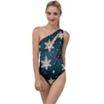 Snowflakes Winter Snow To One Side Swimsuit