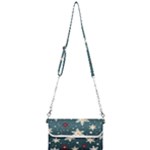 Snowflakes Winter Snow Mini Crossbody Handbag
