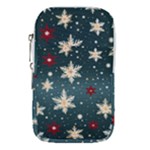 Snowflakes Winter Snow Waist Pouch (Small)