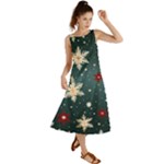 Snowflakes Winter Snow Summer Maxi Dress