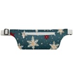 Snowflakes Winter Snow Active Waist Bag