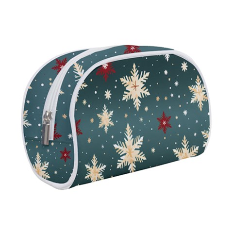 Snowflakes Winter Snow Make Up Case (Small) from ArtsNow.com