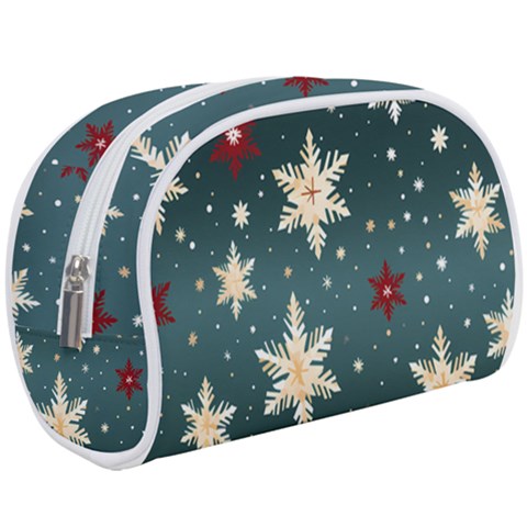 Snowflakes Winter Snow Make Up Case (Large) from ArtsNow.com