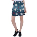 Snowflakes Winter Snow Tennis Skirt