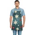 Snowflakes Winter Snow Kitchen Apron
