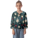 Snowflakes Winter Snow Kids  Sailor Shirt