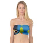 Spaceship Design Bandeau Top