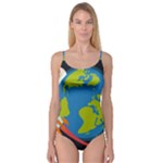 Spaceship Design Camisole Leotard 