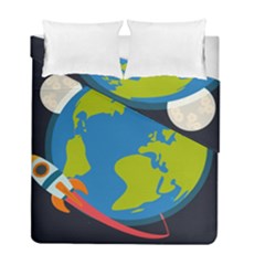 Spaceship Design Duvet Cover Double Side (Full/ Double Size) from ArtsNow.com