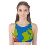 Spaceship Design Tank Bikini Top