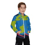 Spaceship Design Kids  Windbreaker