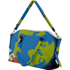 Canvas Crossbody Bag 