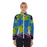 Spaceship Design Women s Bomber Jacket