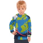Spaceship Design Kids  Hooded Pullover