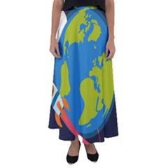 Flared Maxi Skirt 