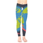 Spaceship Design Kids  Leggings