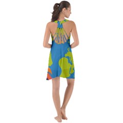 Show Some Back Chiffon Dress 