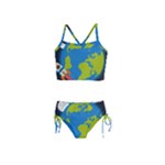 Spaceship Design Girls  Tankini Swimsuit