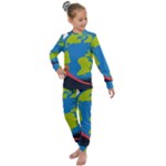 Spaceship Design Kids  Long Sleeve Set 