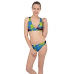 Spaceship Design Classic Banded Bikini Set 