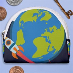 Horseshoe Style Canvas Pouch 