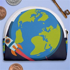 Horseshoe Style Canvas Pouch 