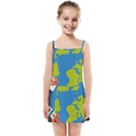 Spaceship Design Kids  Summer Sun Dress