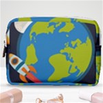 Spaceship Design Make Up Pouch (Medium)