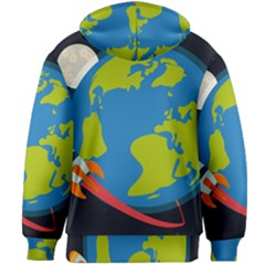 Kids  Zipper Hoodie Without Drawstring 