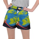 Spaceship Design Women s Ripstop Shorts